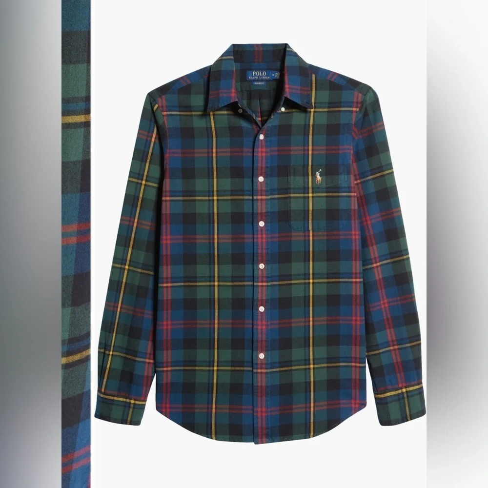 POLO RALPH LAUREN Tartan Classic Print Shirt, Men’s